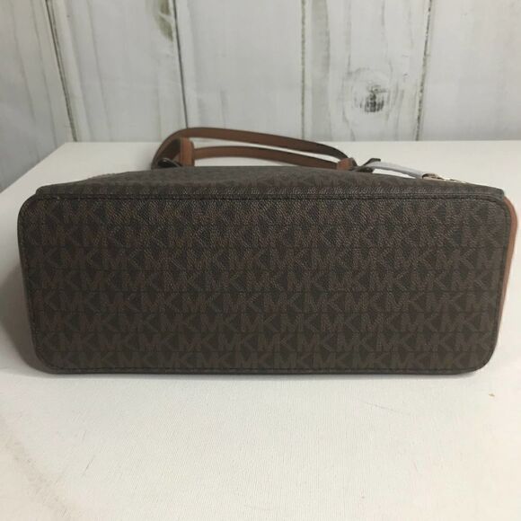 Michael Kors Charlotte Brown Tote NWT - Picture 6 of 9